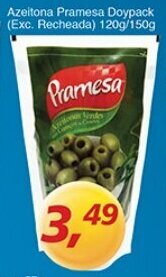 Supermercados Guanabara Azeitona Pramesa Doypack 120g/150g oferta