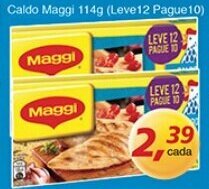 Supermercados Guanabara Caldo Maggi 114g oferta