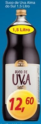 Supermercados Guanabara Suco de Uva Alma do Sul 1.5L oferta