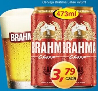 Supermercados Guanabara Cerveja Brahma Latao 473ml oferta