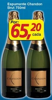 Supermercados Guanabara Espumante Chandon Brut 750ml oferta