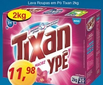 Supermercados Guanabara Lava Roupas em po Tixan 2kg oferta