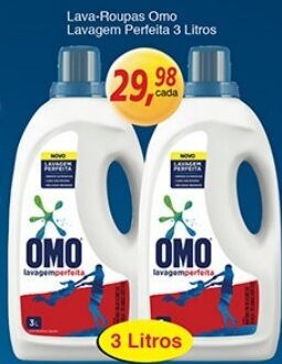 Supermercados Guanabara Lava roupas Omo Lavegem Perfeita 3L oferta