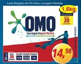 Supermercados Guanabara Lava-Roupas em po Omo Lavagem Perfeita 16kg oferta