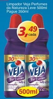 Supermercados Guanabara Limpador Veja Perfumes da Natureza Leve 500ml Pague 350ml oferta