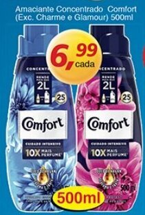 Supermercados Guanabara Amaciante Concentrado Comfort 500ml oferta