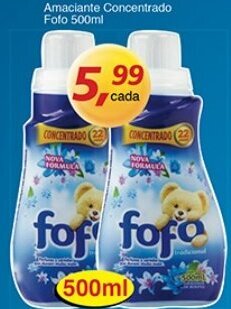 Supermercados Guanabara Amaciante Concentrado Fofo 500ml oferta