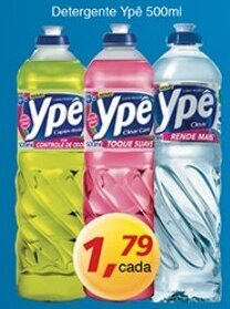 Supermercados Guanabara Detergente Ype 500ml oferta