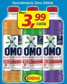 Supermercados Guanabara Desinfetante Omo 500ml oferta