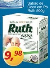 Supermercados Guanabara Sabao de Coco em po Ruth 500g oferta