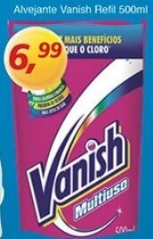 Supermercados Guanabara Alvejante Vanish refil 500ml oferta
