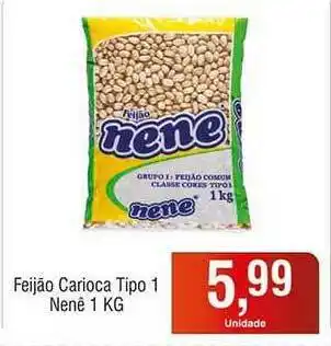 Supermercado Bem Barato Feijão Carioca Tipo 1 Nenê 1kg oferta