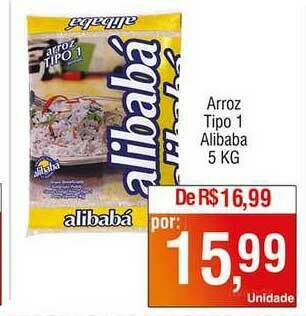 Arroz Tipo 1 Alibaba 5kg