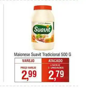Supermercado Bem Barato Maionese Suavit Tradicioanl 500g oferta