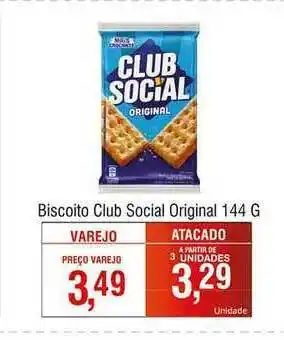 Supermercado Bem Barato Biscoito Club Social Original 144g oferta