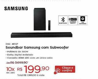 Soundbar Samsung Com Subwoofer
