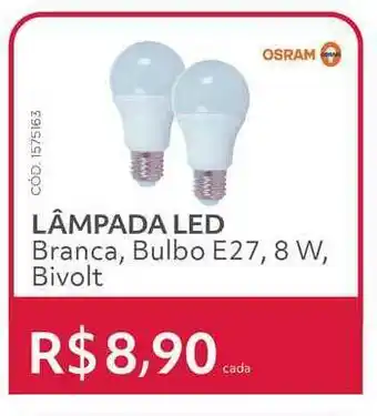 Telhanorte Lâmpada Led 8W oferta
