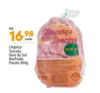 Linguiça Toscana Ouro Dol Sol Resfriada 1kg