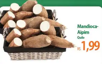 Atacadão Mandioca Aipim 1kg oferta
