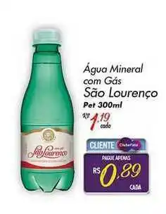 Muffato água Mineral Com Gás São Lourenço 300ml oferta