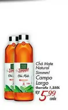 Muffato Chá Mate Natural Simmm! Campo Largo 1,350L oferta
