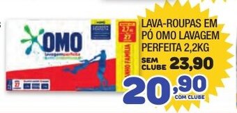 Costazul Supermercados Lava-roupas em po Omo Lavagem Perfeita 2.2kg oferta