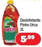 Costazul Supermercados Desinfetante Pinho Urca 2L oferta