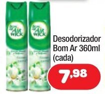 Desodorizador Bom Ar 360ml (cada)