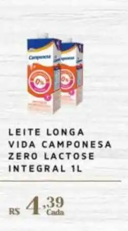 Empório Bahamas Leite Longa Vida Camponesa Zero Lactose Integral 1L oferta