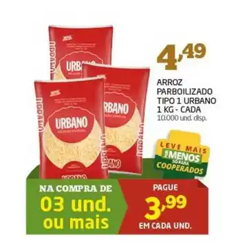 Cooper Arroz Parboilizado Tipo 1 Urbano 1kg - cada oferta