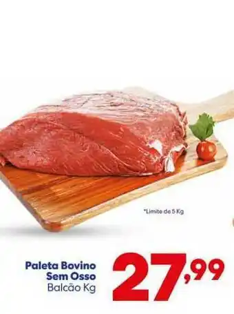 Barracão Supermercado Paleta Bovino Sem Osso 1kg oferta
