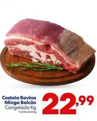 Barracão Supermercado Costela Bovina Minga Balcão 1kg oferta
