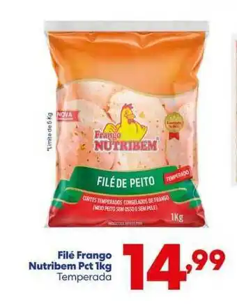 Barracão Supermercado Filé Frango Nutribem Pct 1kg oferta