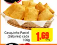 Barbosa Supermercados Casquinha Pastel (Sabores) cada 100g oferta