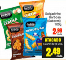 Barbosa Supermercados Salgadinho Barbosa 100g oferta