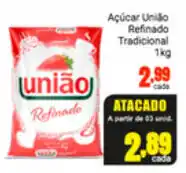 Acucar Uniao Refiando Tradicional 1kg