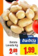 Barbosa Supermercados Batata Lavada 1kg oferta