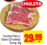 Contra File c/ Osso (Chuleta) Cong. 1kg