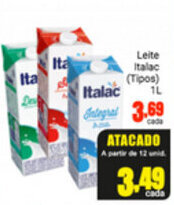 Barbosa Supermercados Leite Italac 1L oferta