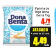 Barbosa Supermercados Farinha de Trogo Dona Benta 1kg oferta