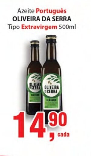 Supermercados Mundial Azeite Portugues Oliveira Da Serra Extra Virgem 500ml oferta