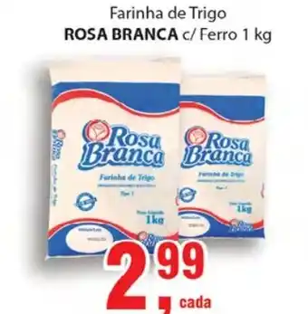 Supermercados Mundial Farinha de Trigo Rosa Branca 1kg oferta
