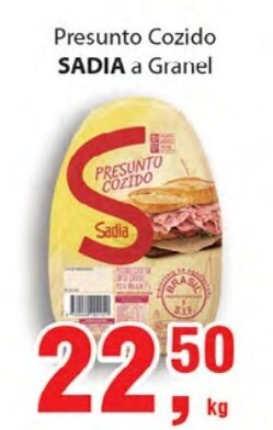 Supermercados Mundial Presunto Cozido Sadia 1kg oferta