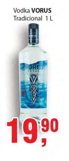 Supermercados Mundial Vodka Vorus Tradicional 1L oferta