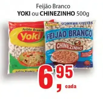 Supermercados Mundial Feijao Branco Yoki ou Chinezinho 500g oferta