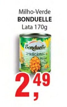 Supermercados Mundial Milho Verde Bonduelle 170g oferta