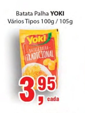 Supermercados Mundial Batata Palha Yoki 100g 105g oferta