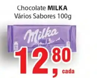 Supermercados Mundial Chooclate Milka 100g oferta