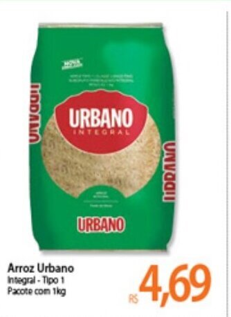 Atacadão Arroz Urbano 1kg oferta