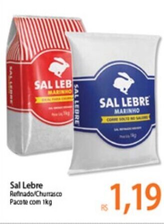 Atacadão Sal Lebre 1kg oferta